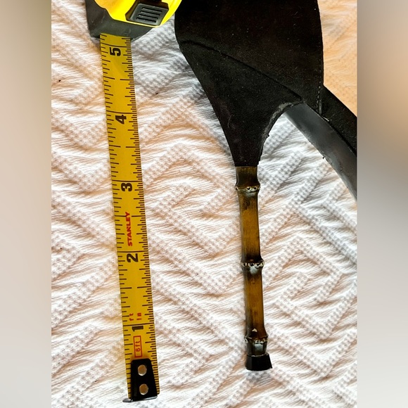 Gucci Bamboo /Tom Ford Black Ankle Strap Stilettos. Other Posher selling $1998!! - Picture 5 of 11